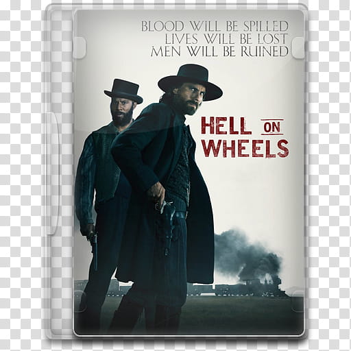 TV Show Icon , Hell on Wheels, Hell On Wheels DVD case transparent background PNG clipart