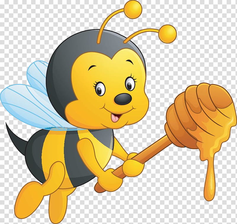 Baby toys, Honeybee, Cartoon, Membranewinged Insect, Bumblebee, Yellow transparent background PNG clipart