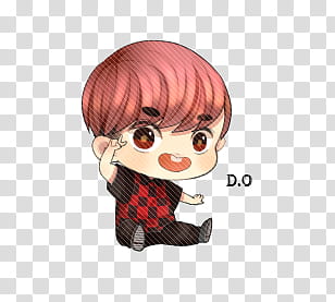 Exo D O Chibi transparent background PNG clipart