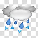 Weather Icons I, Freezing Rain transparent background PNG clipart