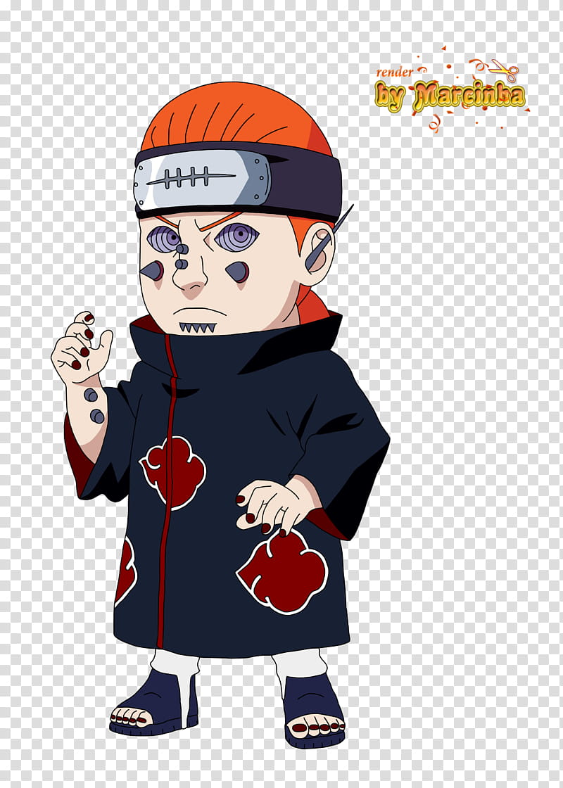 Render Chibi Pein Gakido, Naruto character illustration transparent background PNG clipart