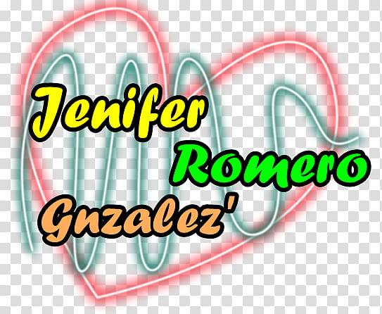 Name Jenifer Romero Gnza transparent background PNG clipart