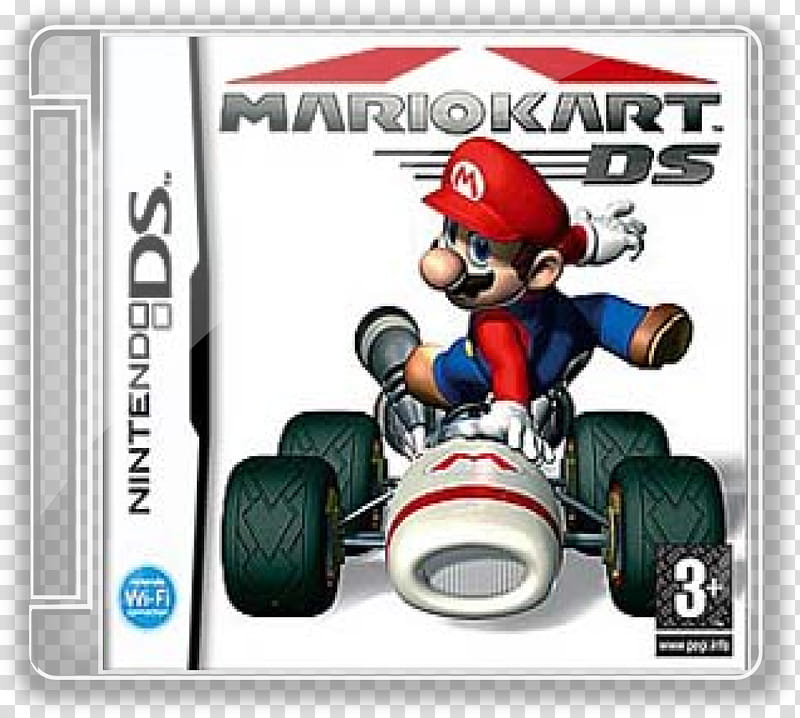 Super Mario Jewel Case, Mario Kart DS transparent background PNG clipart