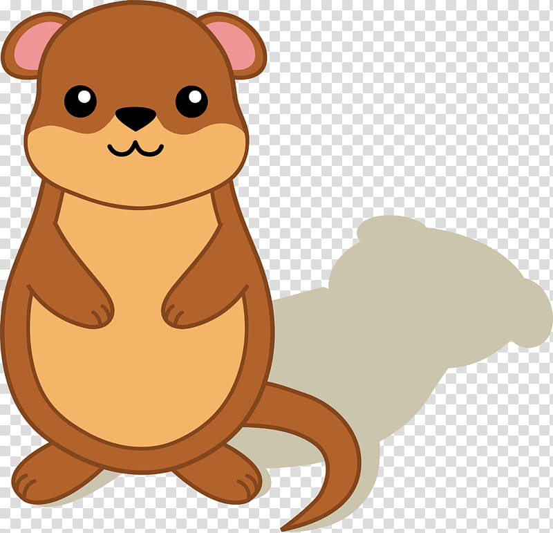 Groundhog day, Cartoon, Beaver, Otter, Marmot, Brown Bear transparent background PNG clipart