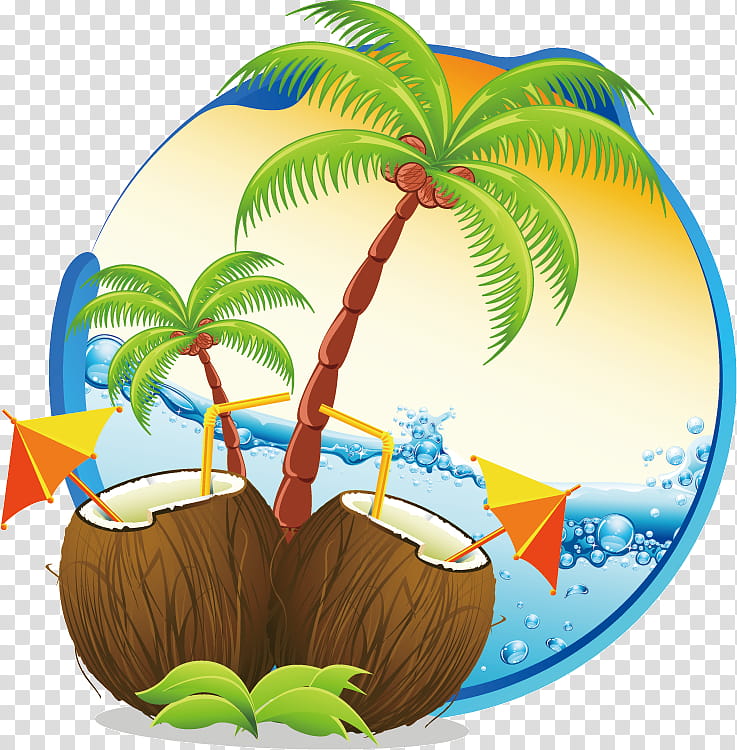 Coconut Tree, Coconut Water, Coconut Milk, Palm Trees, Nata De Coco, Dodol, Cartoon, Arecales transparent background PNG clipart
