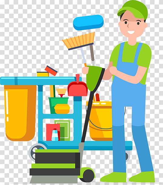 female janitor clipart