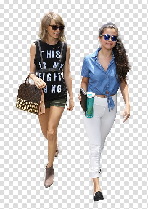 Taylor S w Selena G transparent background PNG clipart
