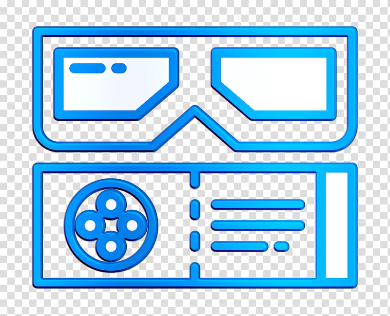 3d movie icon 3d film icon Movie Film icon, Movie Film Icon, Line, Electric Blue transparent background PNG clipart