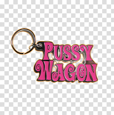 AESTHETIC GRUNGE, pink Pussy Wagon keychain illustration transparent background PNG clipart