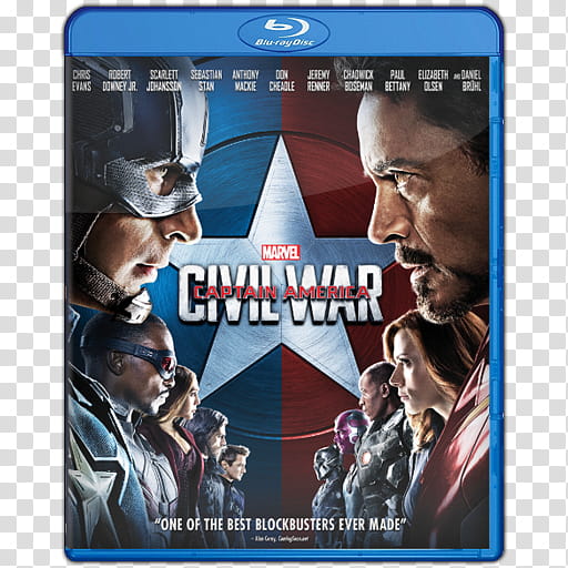 Captain America Civil War Blu Ray  transparent background PNG clipart