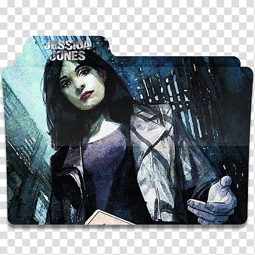 Marvel Jessica Jones Icon Folder , Marvel's Jessica Jones transparent background PNG clipart