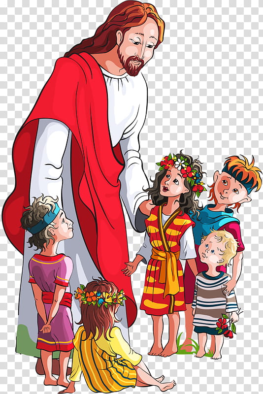 Children, Teaching Of Jesus About Little Children, Cartoon transparent background PNG clipart