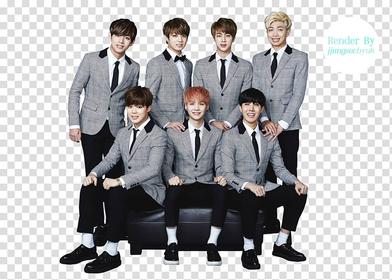 RENDER BTS, BTS member transparent background PNG clipart