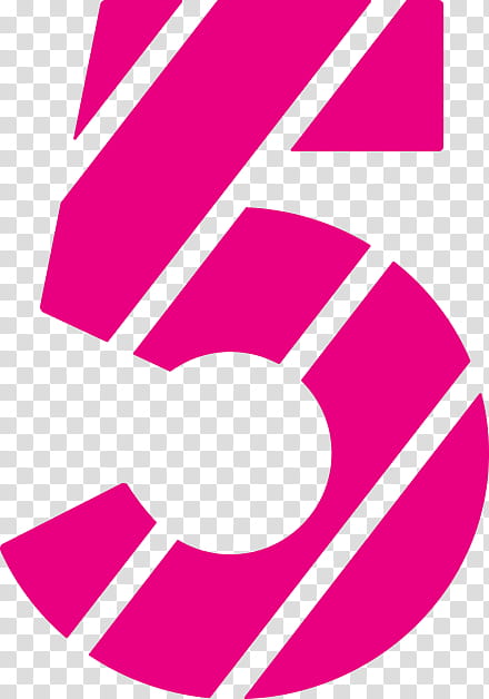 Tv, Logo, Vijf, Television, Lyngsat, Television Channel, Vier, Pink transparent background PNG clipart