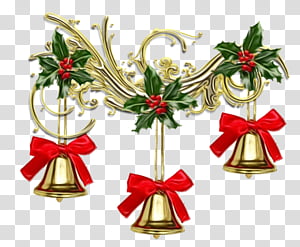 Christmas ornament, Watercolor, Paint, Wet Ink, Holiday Ornament, Christmas Decoration, Bell, Christmas 
 transparent background PNG clipart thumbnail