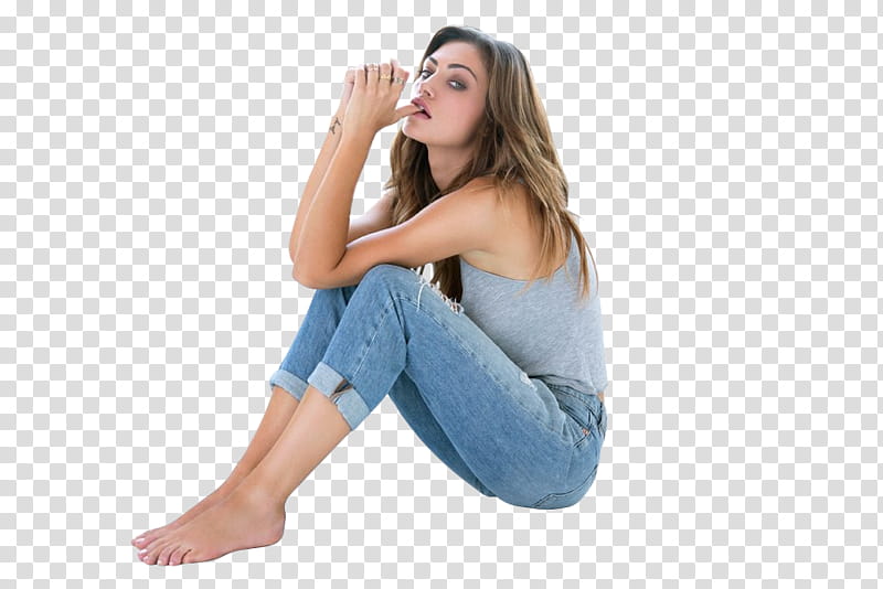 Phoebe Tonkin, woman wearing white t-shirt and blue panty