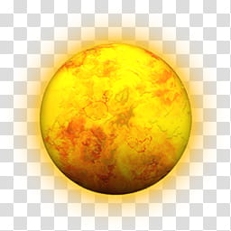 Heal the World, yellow planet transparent background PNG clipart