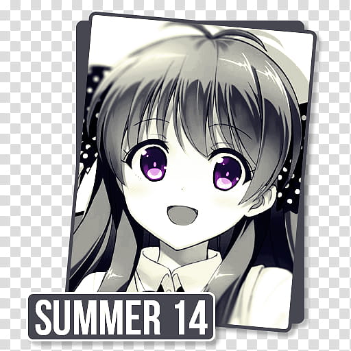 Anime Icon , Summer  F, Summer  folder icon illustration transparent background PNG clipart