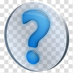 Rhor v Part , blue question mark icon transparent background PNG clipart