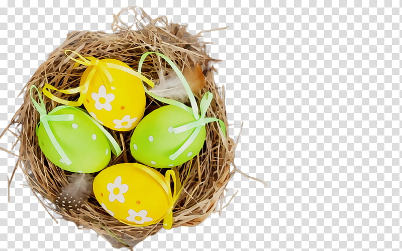 Easter egg, Watercolor, Paint, Wet Ink, Bird Nest, Easter
, Food, Plant transparent background PNG clipart