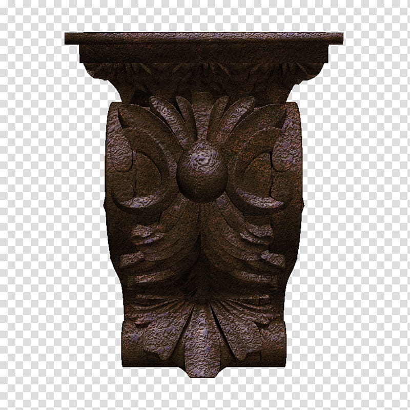 CL , brown wooden corbel transparent background PNG clipart