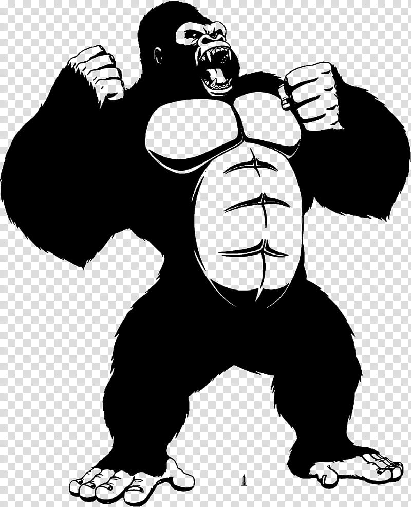 Skull Art, King Kong, Drawing, Monkey, Kong Skull Island, Bodybuilding, Muscle, Arm transparent background PNG clipart
