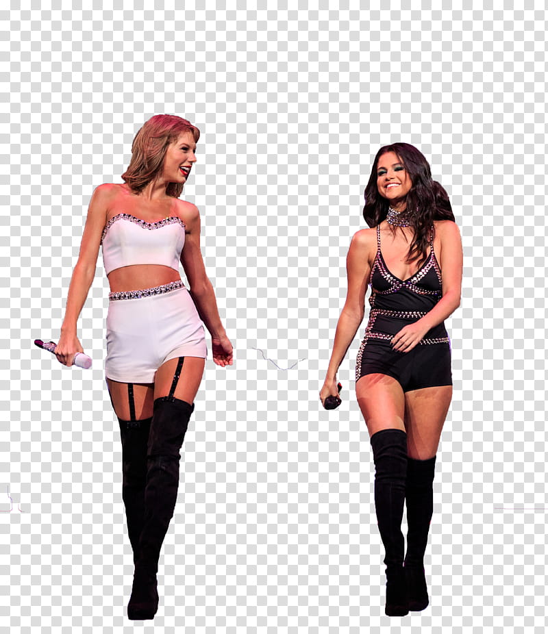 Selena Gomez y Taylor Swift transparent background PNG clipart