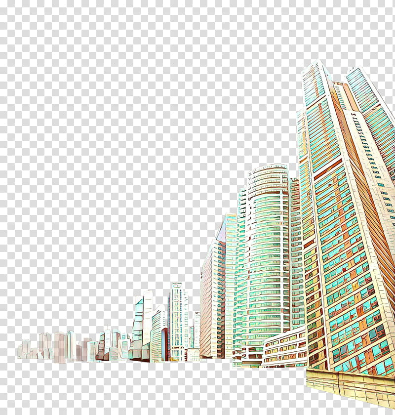 metropolitan area city skyscraper human settlement daytime, Cartoon, Tower Block, Commercial Building, Metropolis, Cityscape, Architecture transparent background PNG clipart