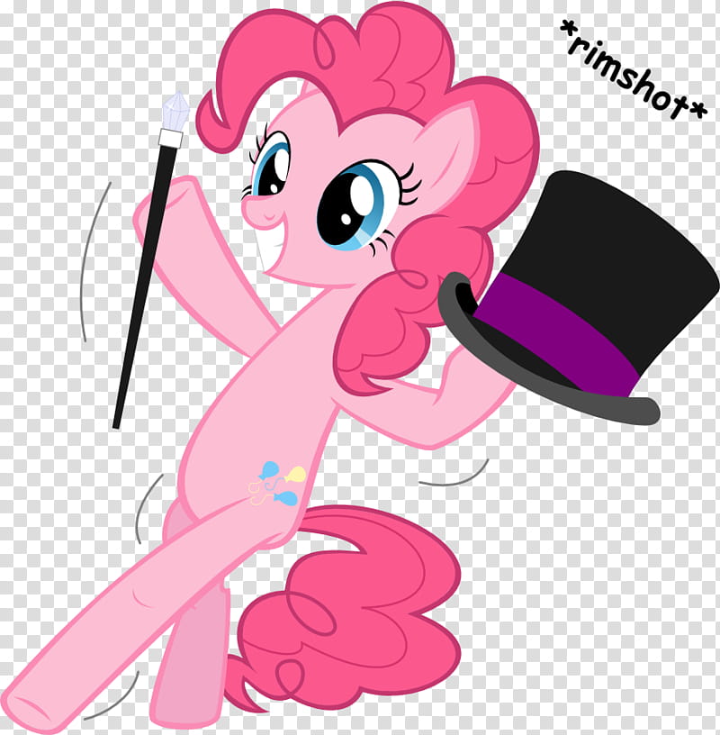Pinkie likes puns, without comic., My Little Pony character illustration transparent background PNG clipart