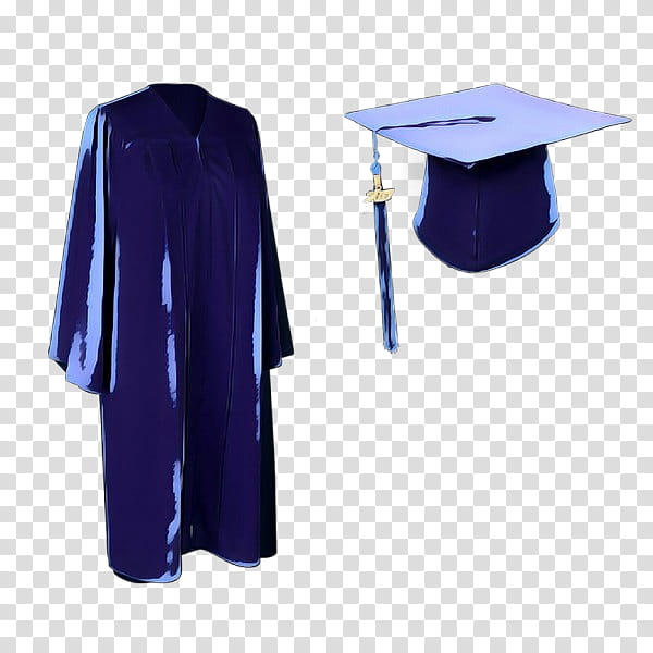 Background Graduation, Pop Art, Retro, Vintage, Academic Dress, Academic Stole, Robe, Blue transparent background PNG clipart