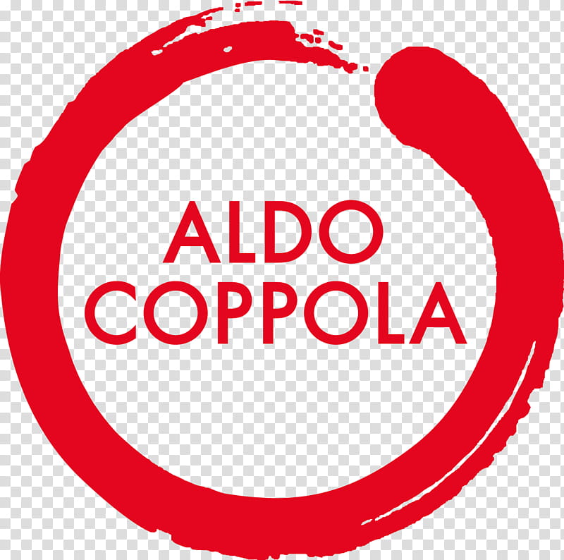 Circle Logo, Aldo Coppola, Hairdresser, Symbol, Milan, Red, Text transparent background PNG clipart