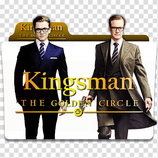 Kingsman The Golden Circle  Folder Icon , KingsmanTheGoldenCircle_v, Kingsman The Golden Circle DVD case icon transparent background PNG clipart