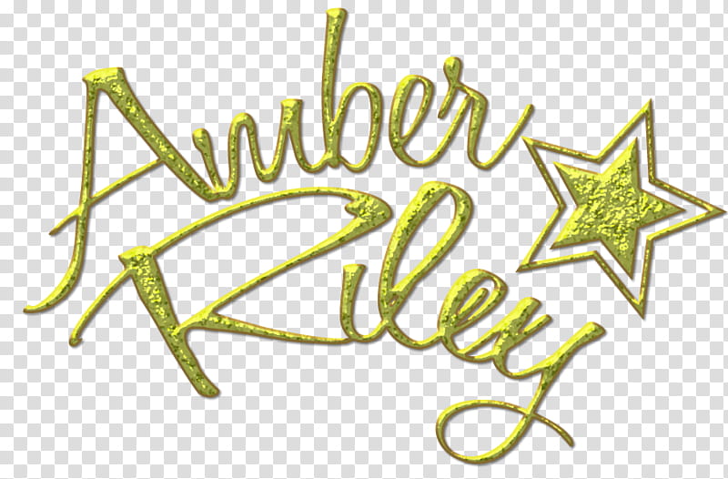 Amber Riley Text transparent background PNG clipart