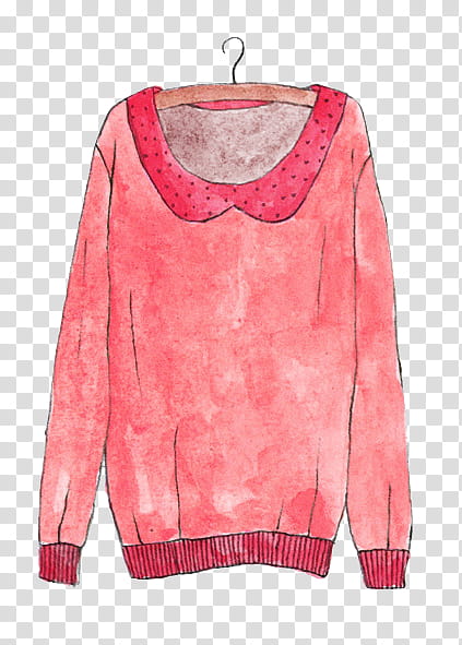 Tipo , red and pink sweater illustraion transparent background PNG clipart