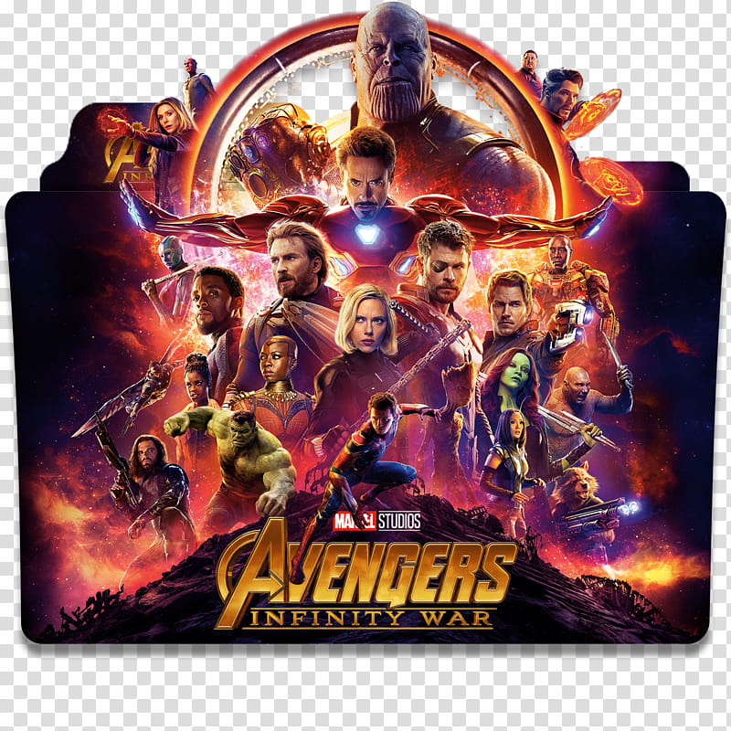 Random Movies Folder Icon , Avengers  Infinity War  transparent background PNG clipart