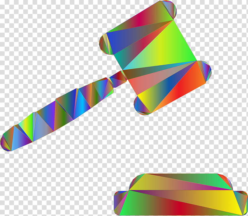 Gavel Line, Sound, Judge, Court, 2018, Mallet, Remix, Low Poly transparent background PNG clipart