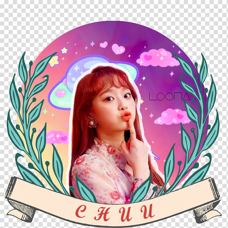 Loona Chuu pastel icon transparent background PNG clipart