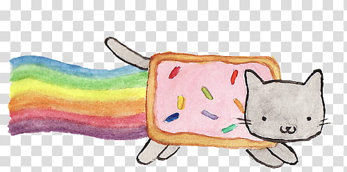 New , Nyan Cat transparent background PNG clipart