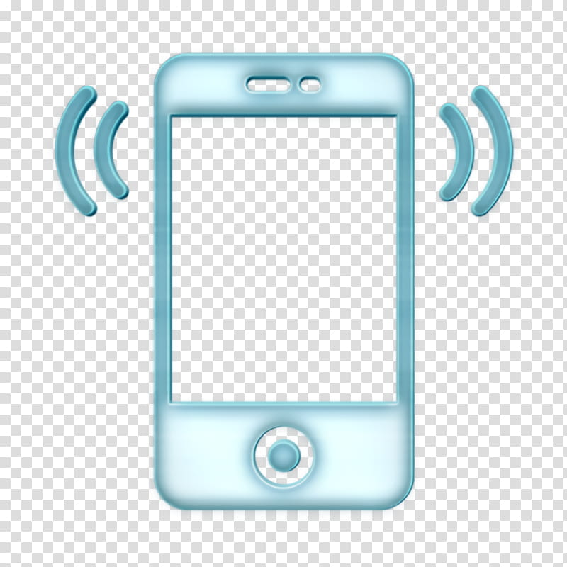 Smartphone icon Essential Compilation icon, Mobile Phone Case, Gadget, Blue, Aqua, Turquoise, Mobile Phone Accessories, Electronic Device transparent background PNG clipart