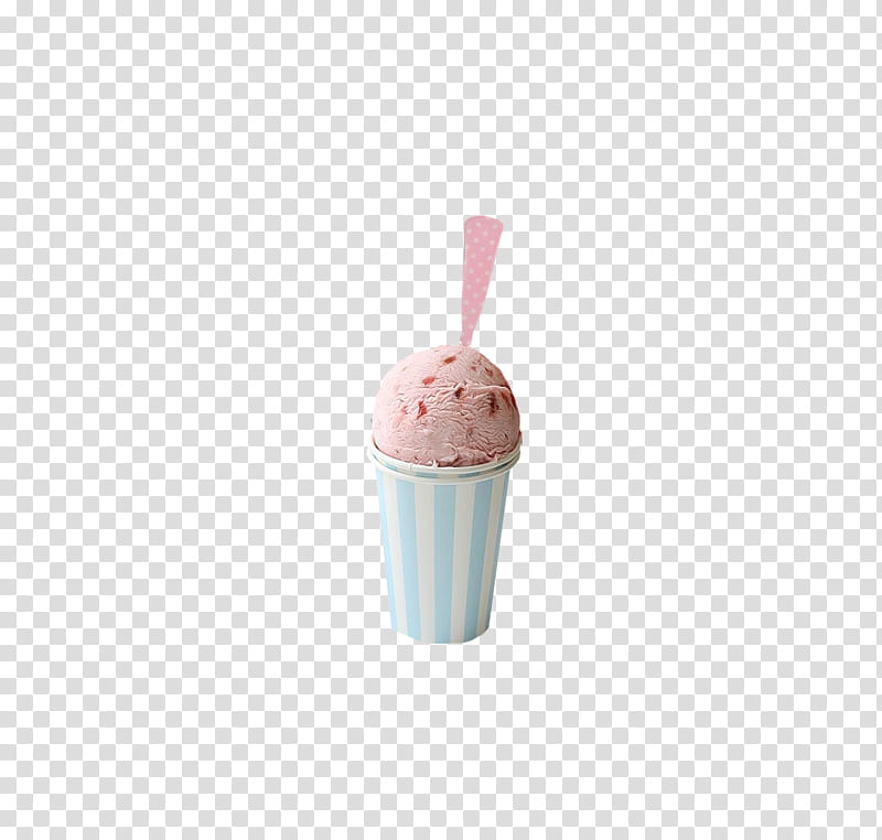 , strawberry ice cream on cup transparent background PNG clipart