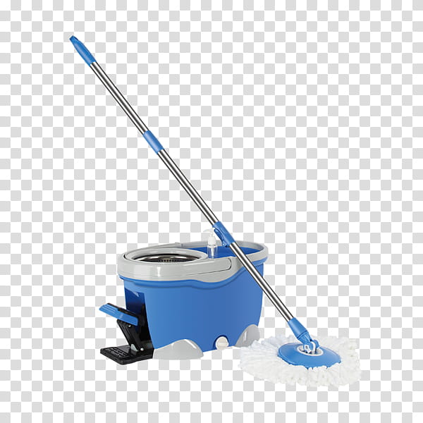 Mop Floor cleaning Floor cleaning Bucket, Blue, Stainless Steel, Vacuum Cleaner, Tool, Household Cleaning Supply, Toilet Brush, Household Supply transparent background PNG clipart