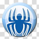 Powder Blue, blue spider icon transparent background PNG clipart