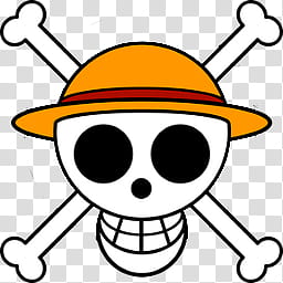 One Piece icone Jolly Roger, Luffys flag transparent background PNG ...