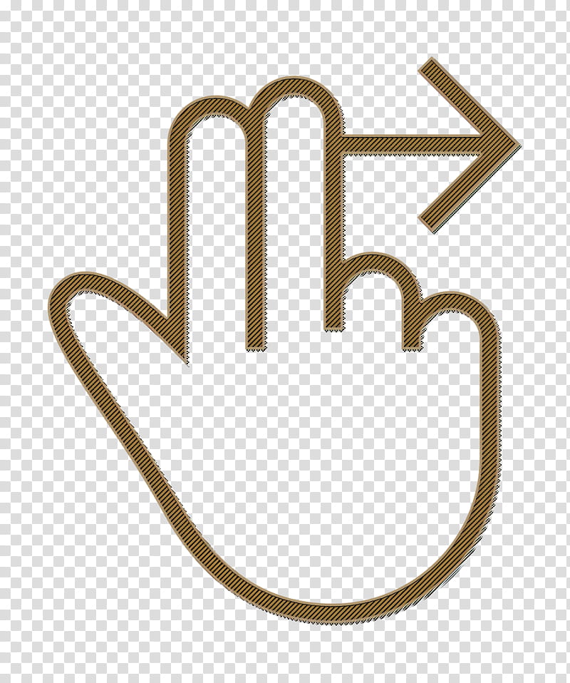 fingers icon gesture icon hand icon, Right Icon, Swipe Icon, Two Icon, Line, Logo, Symbol transparent background PNG clipart