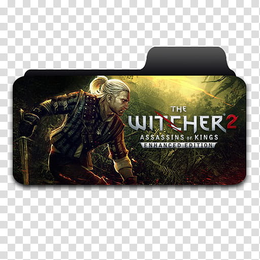 Game Folder Icon Style  , The Witcher , Assassin's of Kings transparent background PNG clipart
