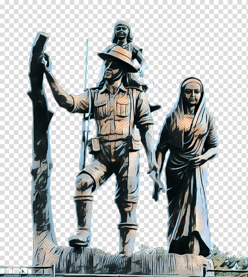 Vintage, Pop Art, Retro, Statue, Figurine, Monument, Sculpture, Conquistador transparent background PNG clipart