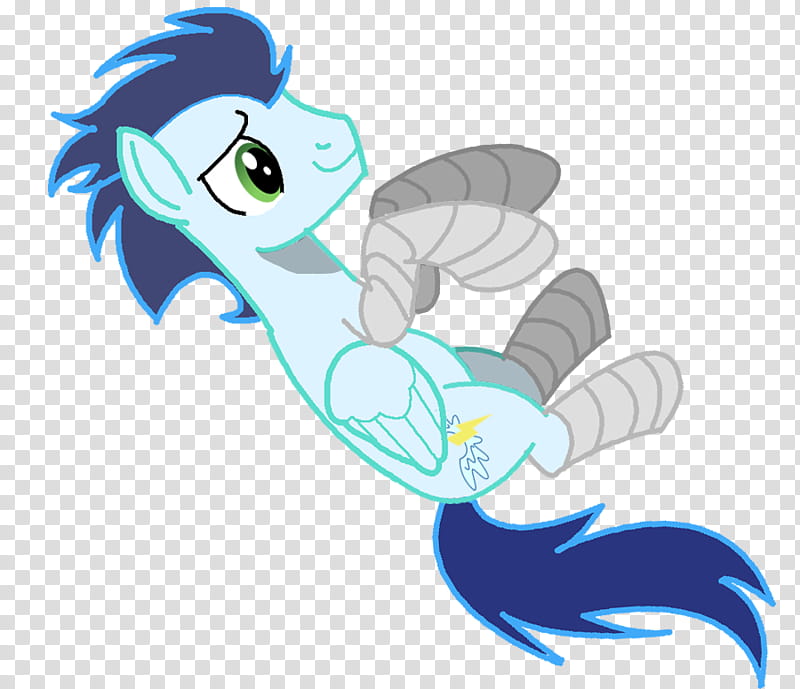 -, injured Wonderbolt, soarin, teal My Little Pony character transparent background PNG clipart
