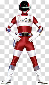 Series  Bioman Red Ranger transparent background PNG clipart
