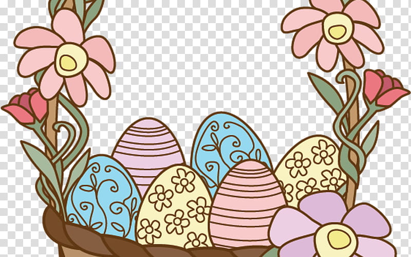 Easter Egg, Easter Basket, Easter
, Easter Bunny, Food Gift Baskets, Lent Easter , Plant, Flower transparent background PNG clipart