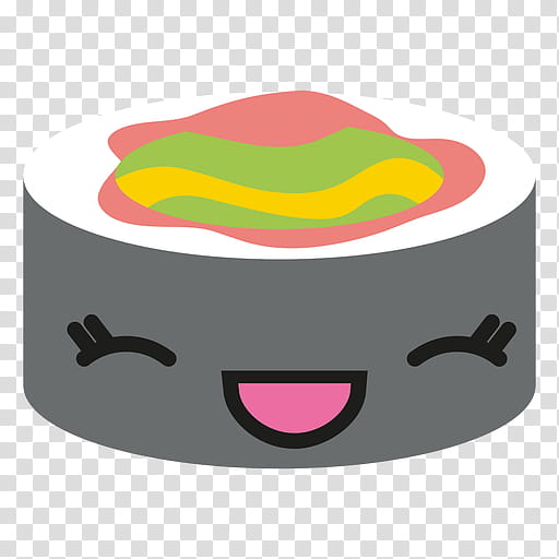 Sushi, Drawing, Kawaii, Food, Seafood, Smile, Dish, Side Dish transparent background PNG clipart